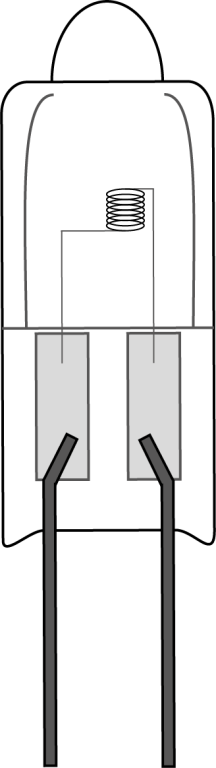 Lámpara Halogena (VIS).