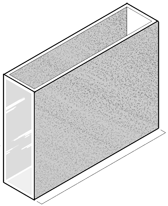 Cubeta de vidrio de 50 mm de paso.