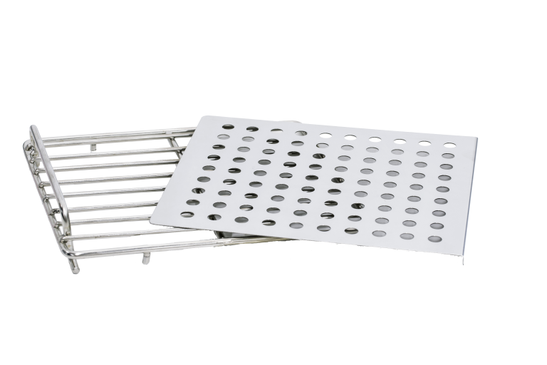 Plataforma de acero agujereada