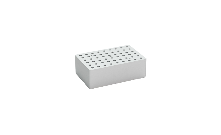 Bloque metálico para 54 tubos de 0.2 ml.